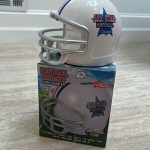 NIB Football helmet coin counter